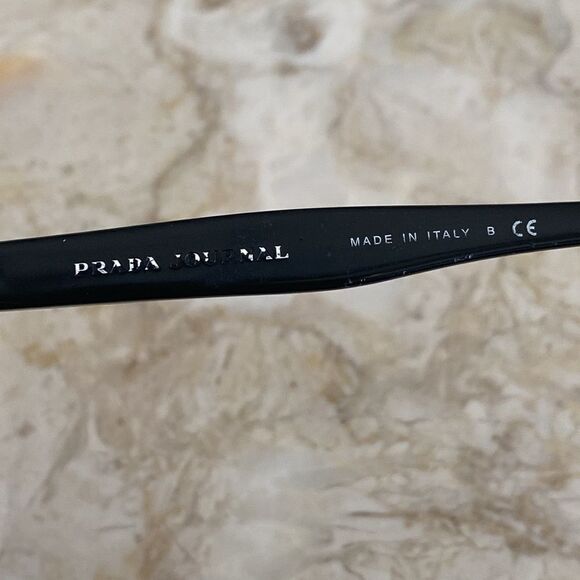 PRADA Black Acetate Glasses Frames - Picture 12 of 13